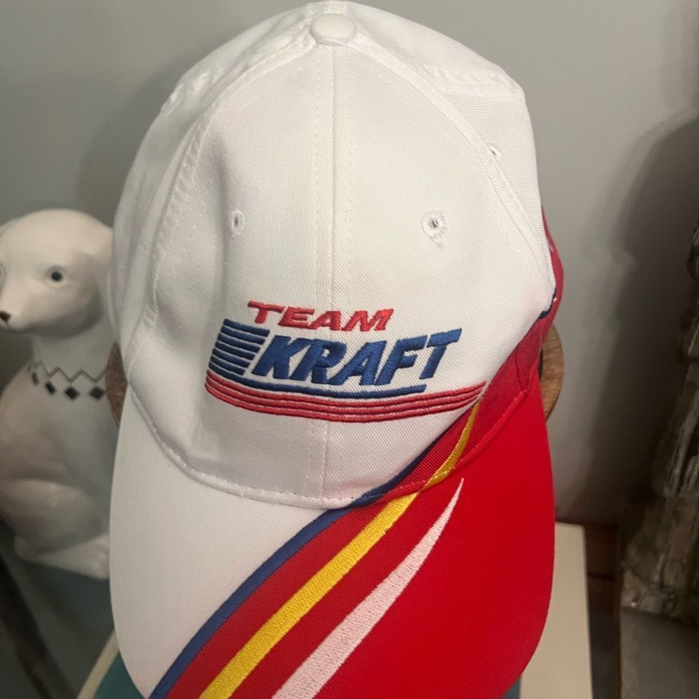 Team Kraft ROUSH Racing White and Red  SnapBack Cap